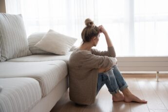 A Woman Trying To Determine If She Is Having A Miscarriage